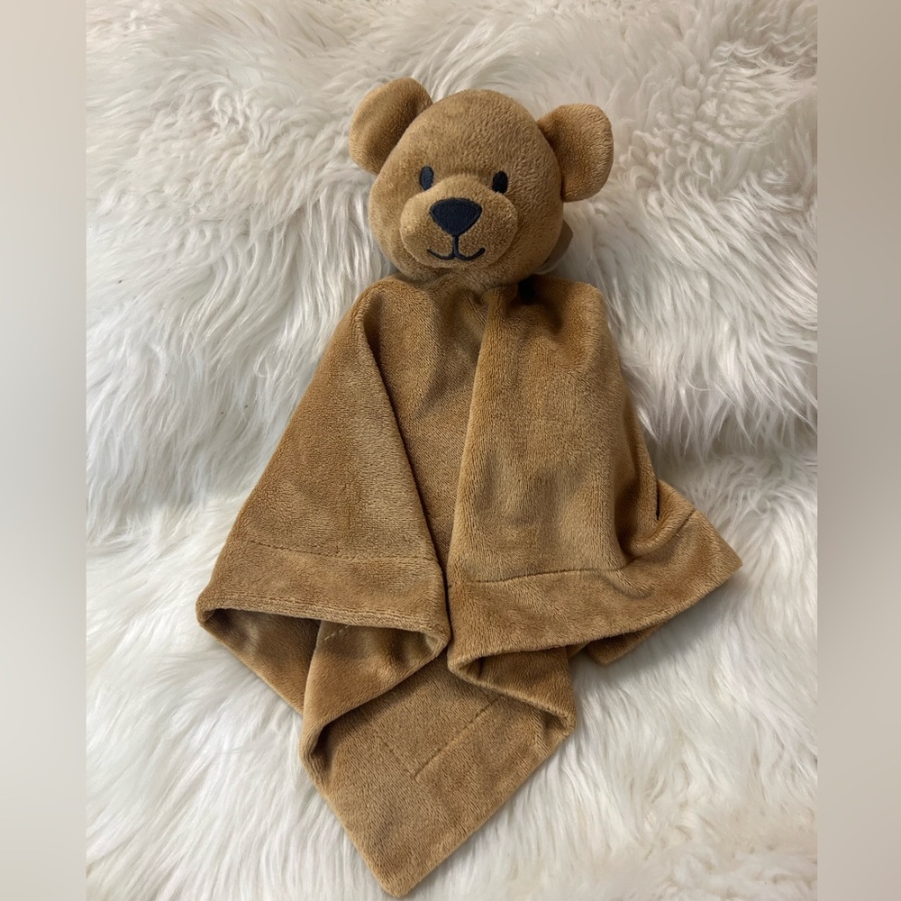 Gymboree One Size Teddy Bear Lovey Security Brown Plush Blanket Stuff‎ Animal